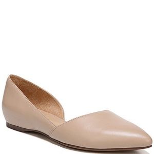Naturalizer Tamara d'Orsay Taupe Leather Flat